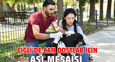 Çiğli’de Can Dostlar için Aşı Mesaisi