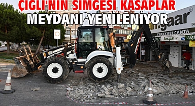 Çiğli'nin Simgesi Kasaplar Meydanı Yenileniyor