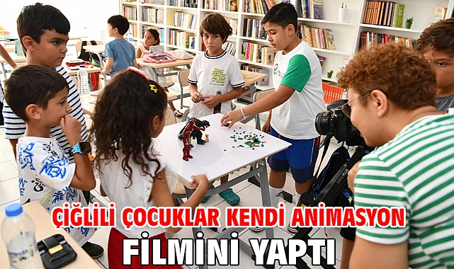 Çiğlili Çocuklar Kendi Animasyon Filmini Yaptı