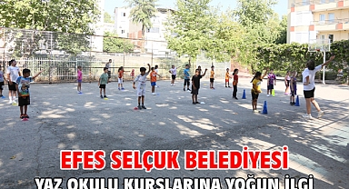 Efes Selçuk Belediyesi Yaz Okulu Kurslarına Yoğun İlgi