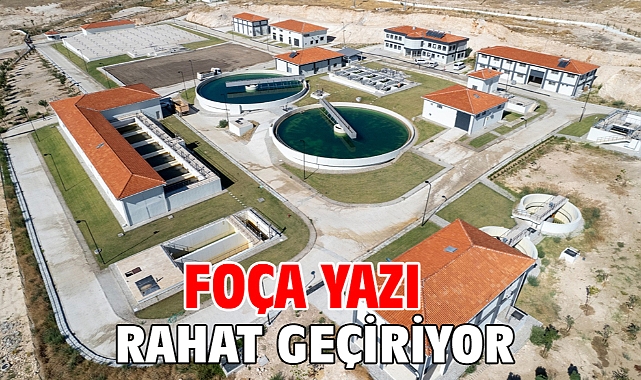 Foça yazı rahat geçiriyor