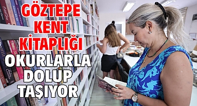 Göztepe Kent Kitaplığı okurlarla dolup taşıyor