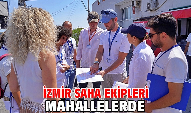 İzmir SAHA ekipleri mahallelerde