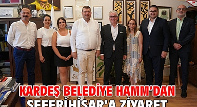 Kardeş belediye Hamm’dan Seferihisar’a ziyaret