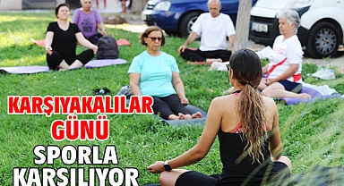 Karşıyakalılar günü sporla karşılıyor