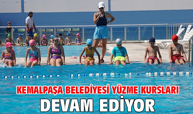 Kemalpaşa Belediyesi Yüzme Kursları Devam Ediyor