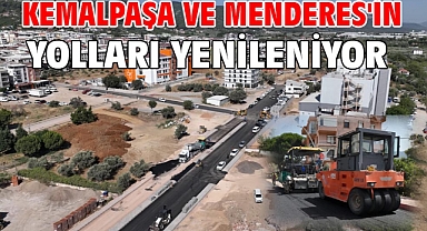 Kemalpaşa ve Menderes'in yolları yenileniyor