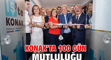 Konak’ta 100 gün mutluluğu