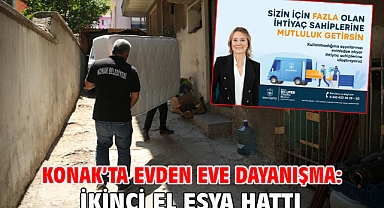 Konak’ta evden eve dayanışma: İkinci El Eşya Hattı