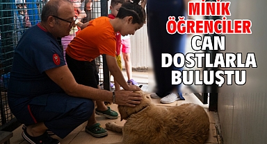 Minik öğrenciler can dostlarla buluştu