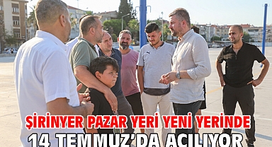 Şirinyer Pazar Yeri yeni yerinde 14 Temmuz’da açılıyor