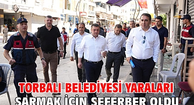 Torbalı Belediyesi yaraları sarmak için seferber oldu