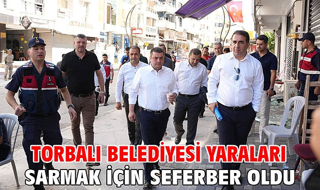 Torbalı Belediyesi yaraları sarmak için seferber oldu