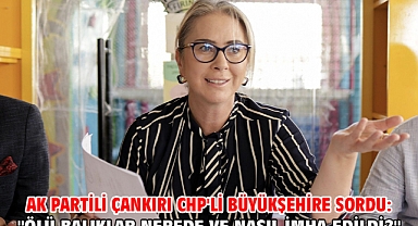 AK Partili Çankırı CHP'li Büyükşehire Sordu: