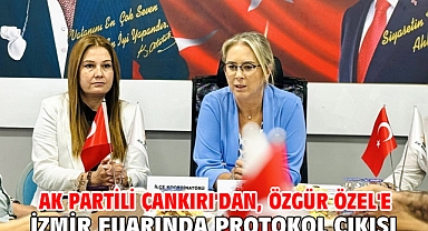 AK Partili Çankırı'dan, Özgür Özel'e İzmir Fuarında Protokol Çıkışı