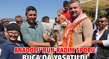 Anadolu’nun kadim sporu Buca’da yaşatıldı
