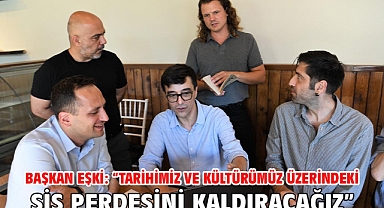 Başkan Eşki: “Tarihimiz ve kültürümüz üzerindeki sis perdesini kaldıracağız”