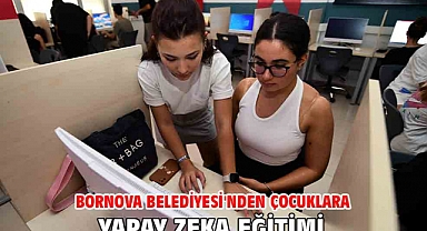Bornova Belediyesi'nden çocuklara yapay zeka eğitimi