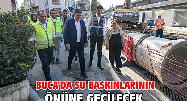Buca’da su baskınlarının önüne geçilecek