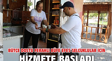 Bütçe Dostu Ferahlı Büfe Efes Selçuklular İçin Hizmete Başladı