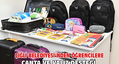 Çiğli Belediyesi’nden Öğrencilere Çanta ve Valiz Desteği