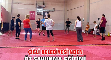 Çiğli Belediyesi’nden Öz Savunma Eğitimi