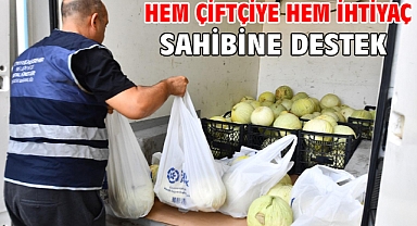 Hem çiftçiye hem ihtiyaç sahibine destek