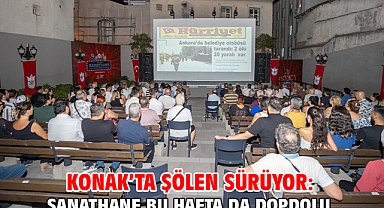 Konak’ta şölen sürüyor: Sanathane bu hafta da dopdolu