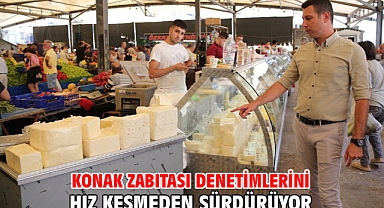 Konak Zabıtası denetimlerini hız kesmeden sürdürüyor