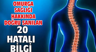 OMURGA SAĞLIĞI HAKKINDA DOĞRU SANILAN 20 HATALI BİLGİ! 