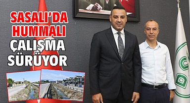 Sasalı’da hummalı çalışma sürüyor