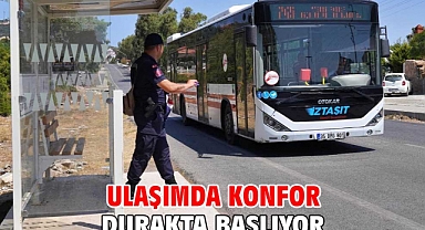 Ulaşımda konfor durakta başlıyor
