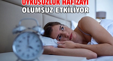 Uykusuzluk hafızayı olumsuz etkiliyor