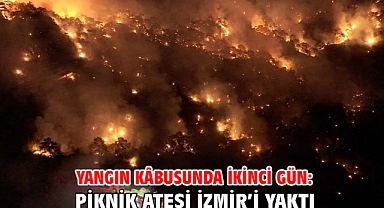 Yangın kâbusunda ikinci gün: Piknik ateşi İzmir’i yaktı