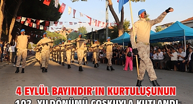 4 Eylül Bayındır'ın Kurtuluşunun 102. Yıldönümü Coşkuyla Kutlandı