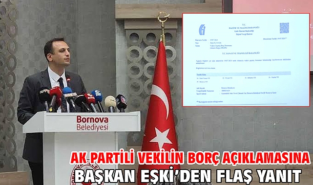 AK Partili Vekilin Borç Açıklamasına Başkan Eşki'den Flaş Yanıt