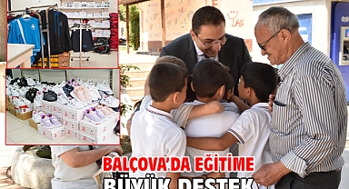Balçova’da eğitime büyük destek