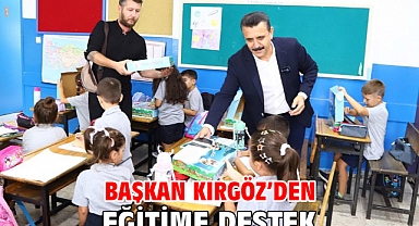 Başkan Kırgöz'den Eğitime Destek