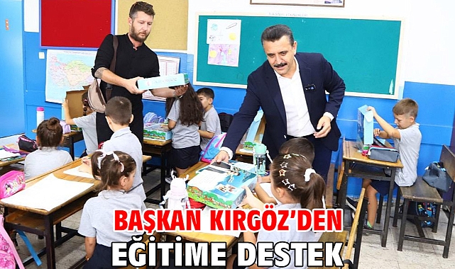 Başkan Kırgöz'den Eğitime Destek