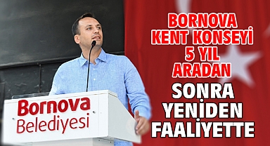 Bornova Kent Konseyi 5 yıl aradan sonra yeniden faaliyette