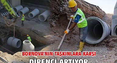 Bornova’nın taşkınlara karşı direnci artıyor