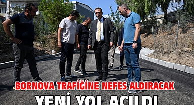 Bornova trafiğine nefes aldıracak yeni yol açıldı