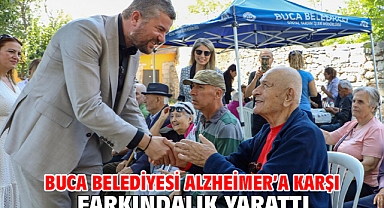 Buca Belediyesi Alzheimer'a karşı farkındalık yarattı
