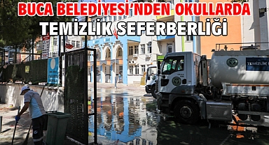 Buca Belediyesi’nden okullarda temizlik seferberliği