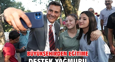Büyükşehirden Eğitime Destek Yağmuru