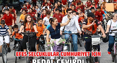 Efes Selçuklular Cumhuriyet için pedal çevirdi