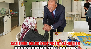 Gaziemir Belediyesi’nden alzheimer hastalarına tam destek