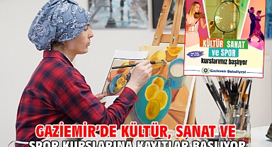 Gaziemir’de kültür, sanat ve spor kurslarına kayıtlar başlıyor