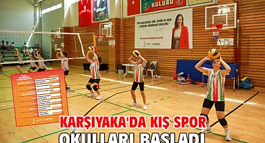 Karşıyaka'da kış spor okulları başladı