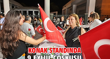 Konak standında 9 Eylül coşkusu